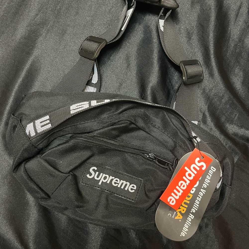 Supreme Black Waist Bag